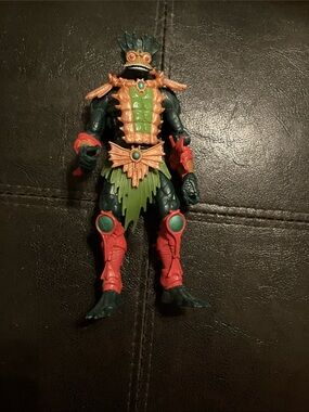 Mattel Green and Red Monster Warrior Action Figure